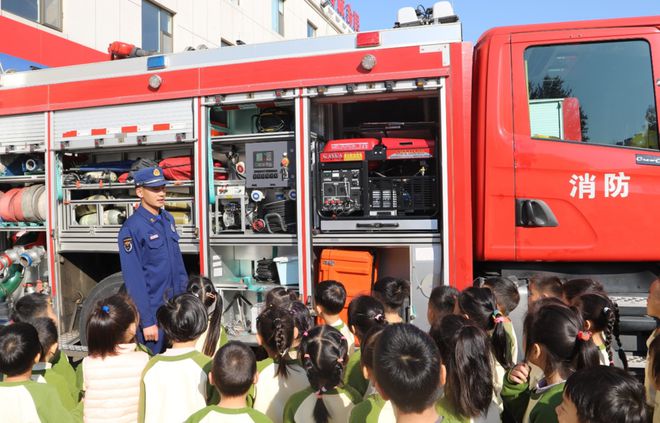 廣饒縣消防救援大隊：“零”距離 “潤”童心 安全知識記心中(圖1)