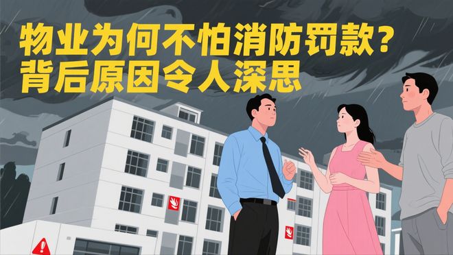 物業(yè)為何不怕消防罰款？背后原因令人深思(圖1)